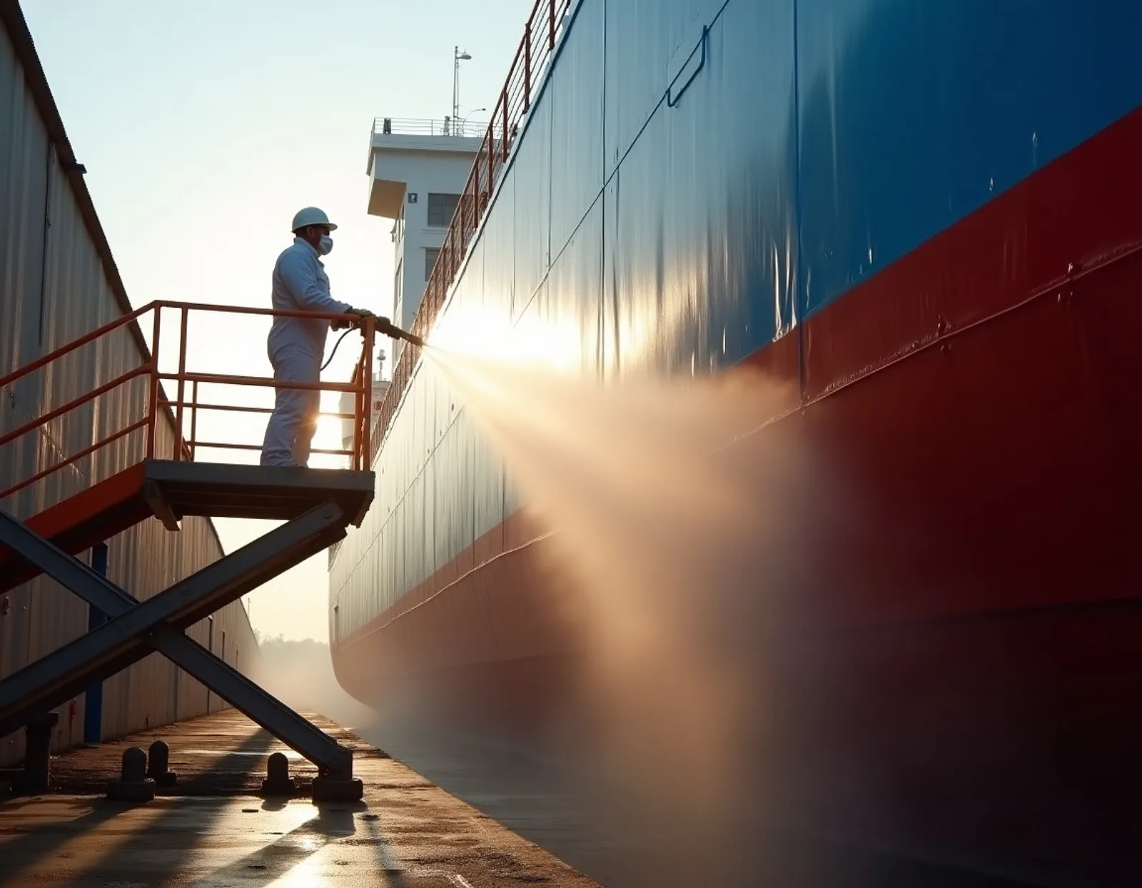 Painter on a hull